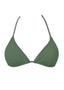 001 Triangle Bikini Top - Evergreen