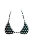 008 Micro Bikini Top - Black Polka Dot