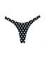 002 Bikini Bottoms - Black Polka Dot