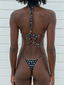 003 Seamless Bikini Bottoms - Black Polka Dot