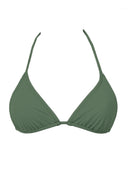 001 Triangle Bikini Top - Evergreen
