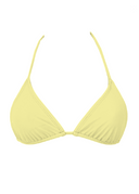 001 Triangle Bikini Top - Butter Yellow