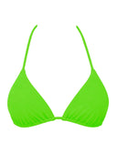 003 Seamless Triangle Bikini Top - Neon Green