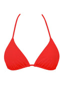 003 Seamless Triangle Bikini Top - Siren Red