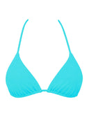 003 Seamless Triangle Bikini Top - Sky Teal