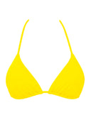 003 Seamless Triangle Bikini Top - True Yellow