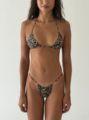003 Seamless Bikini Bottoms in Cheetah Print — front view