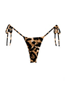 009 Adjustable Micro Bikini Bottoms in Cheetah Print — flatlay