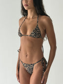 009 Adjustable Micro Bikini Bottoms in Cheetah Print — quarter view