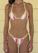 009 Adjustable Micro Bikini Top - South Beach — front view