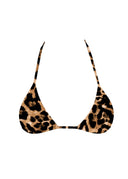 009 Adjustable Micro Bikini Top in Cheetah Print — flatlay