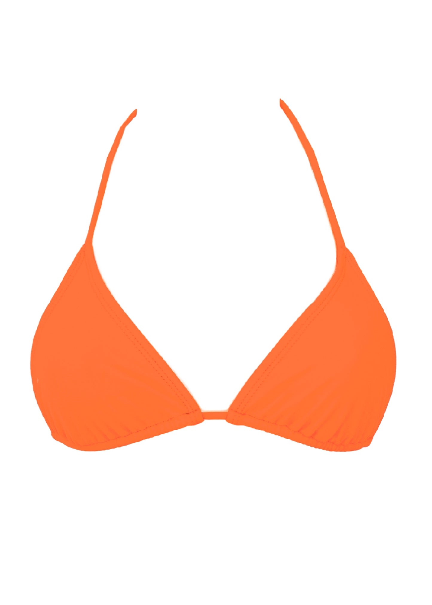 001 Triangle Bikini Top - Sunburst Orange