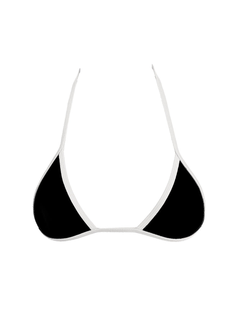 008 Micro Bikini Top - Black & White