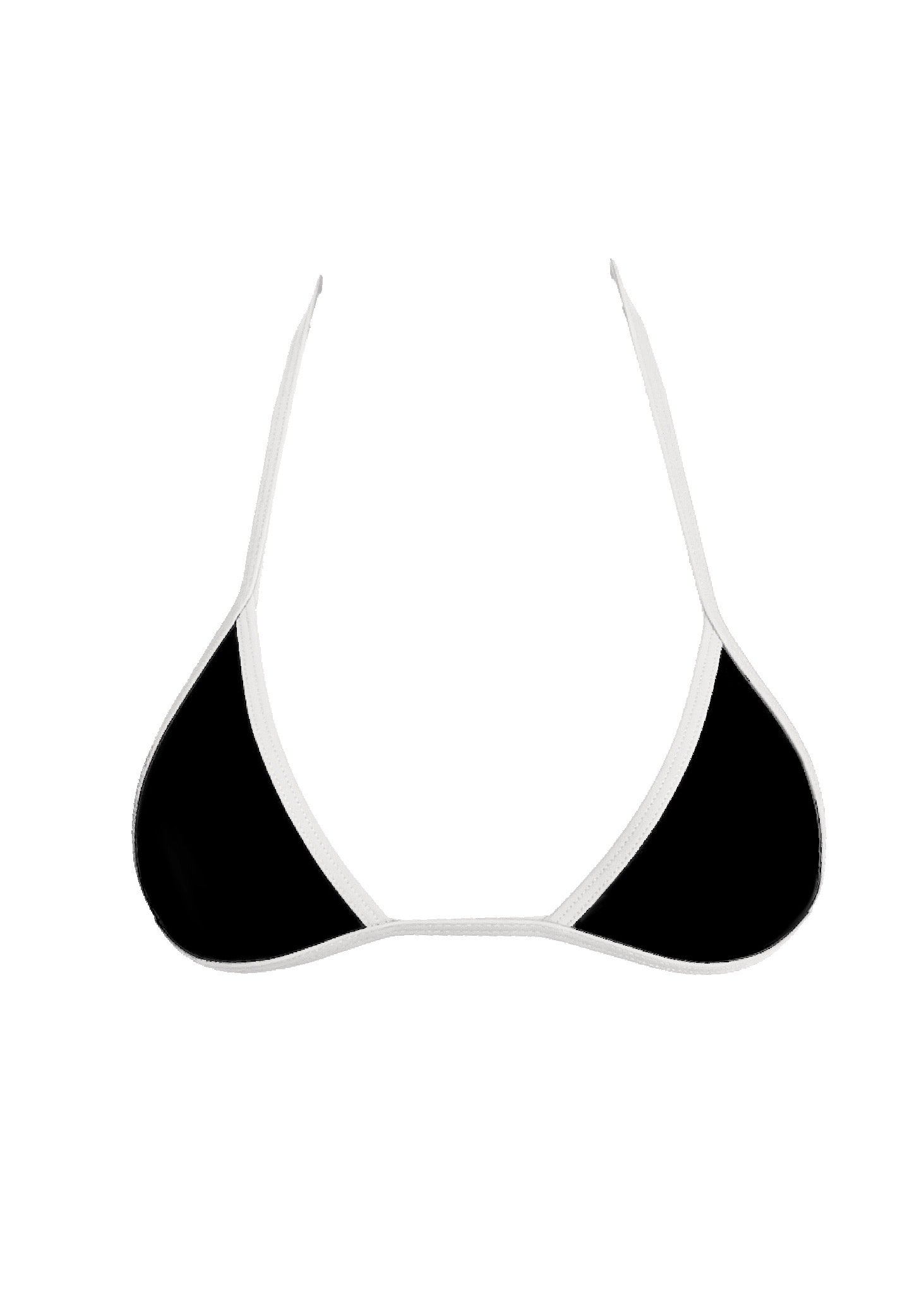 008 Micro Bikini Top Black & White Tinye Swimwear