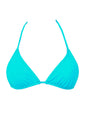 001 Triangle Bikini Top - Sky Teal