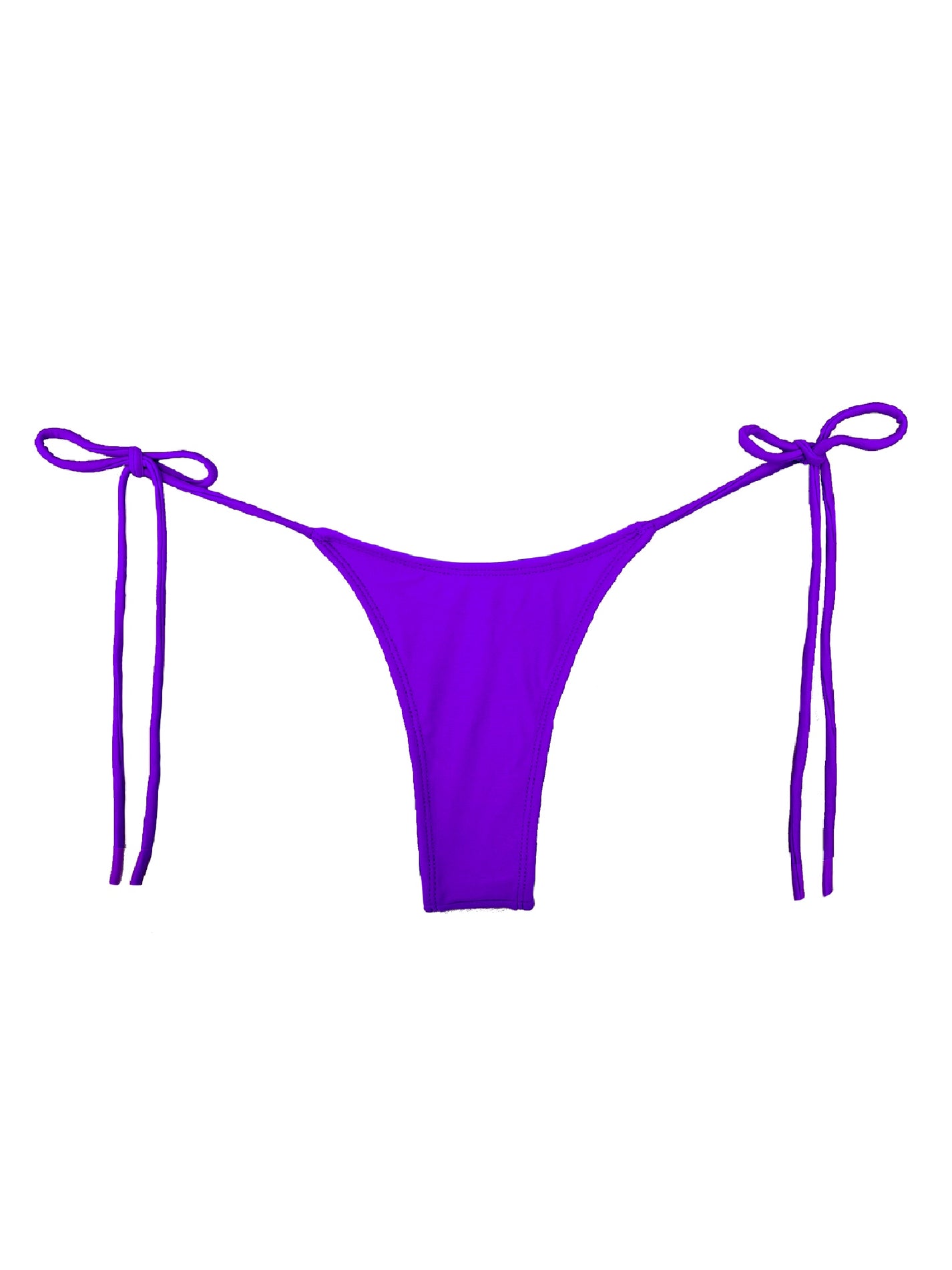 Bright Purple Bathing Suit | Neon Purple Thong Bikini Set | Tinye Swimwear