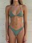 001 Triangle Bikini Top - Evergreen