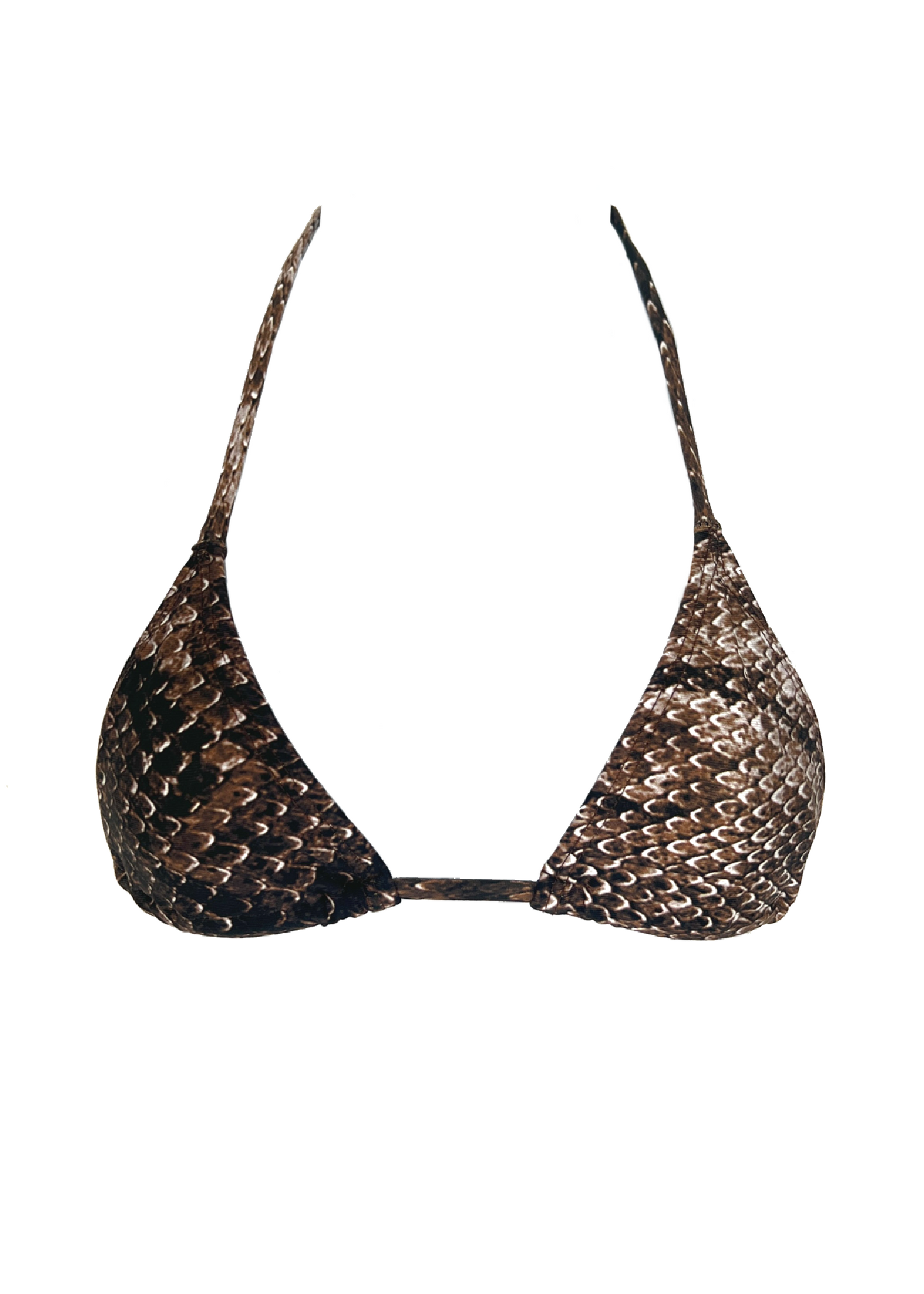 001 Triangle Bikini Top - Snake