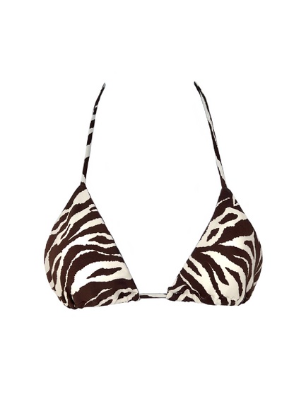 101 Seamless Bikini Top - Zebra