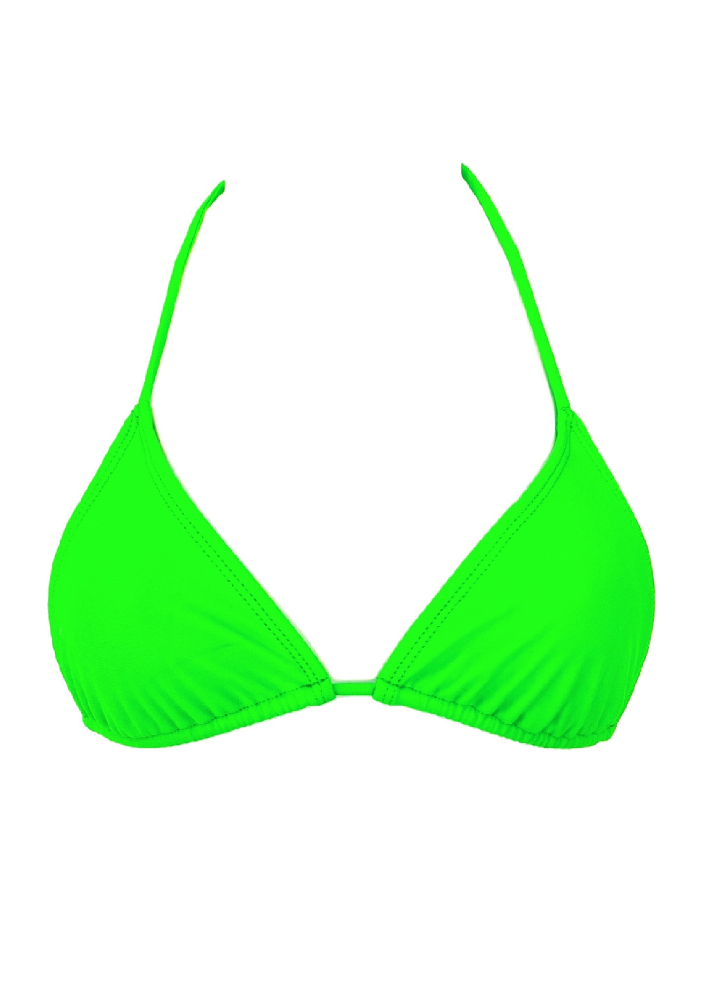 001 Triangle Bikini Top - Neon Green