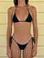 001 Triangle Bikini Top - Black