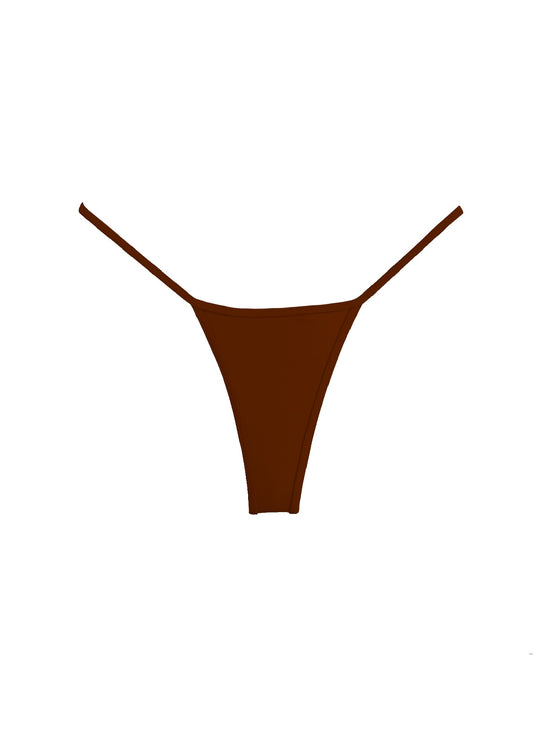 008 Micro Bikini Bottoms - Chocolate Brown
