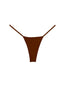 008 Micro Bikini Bottoms - Chocolate Brown