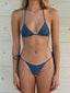 001 Triangle Bikini Top - Slate Gray