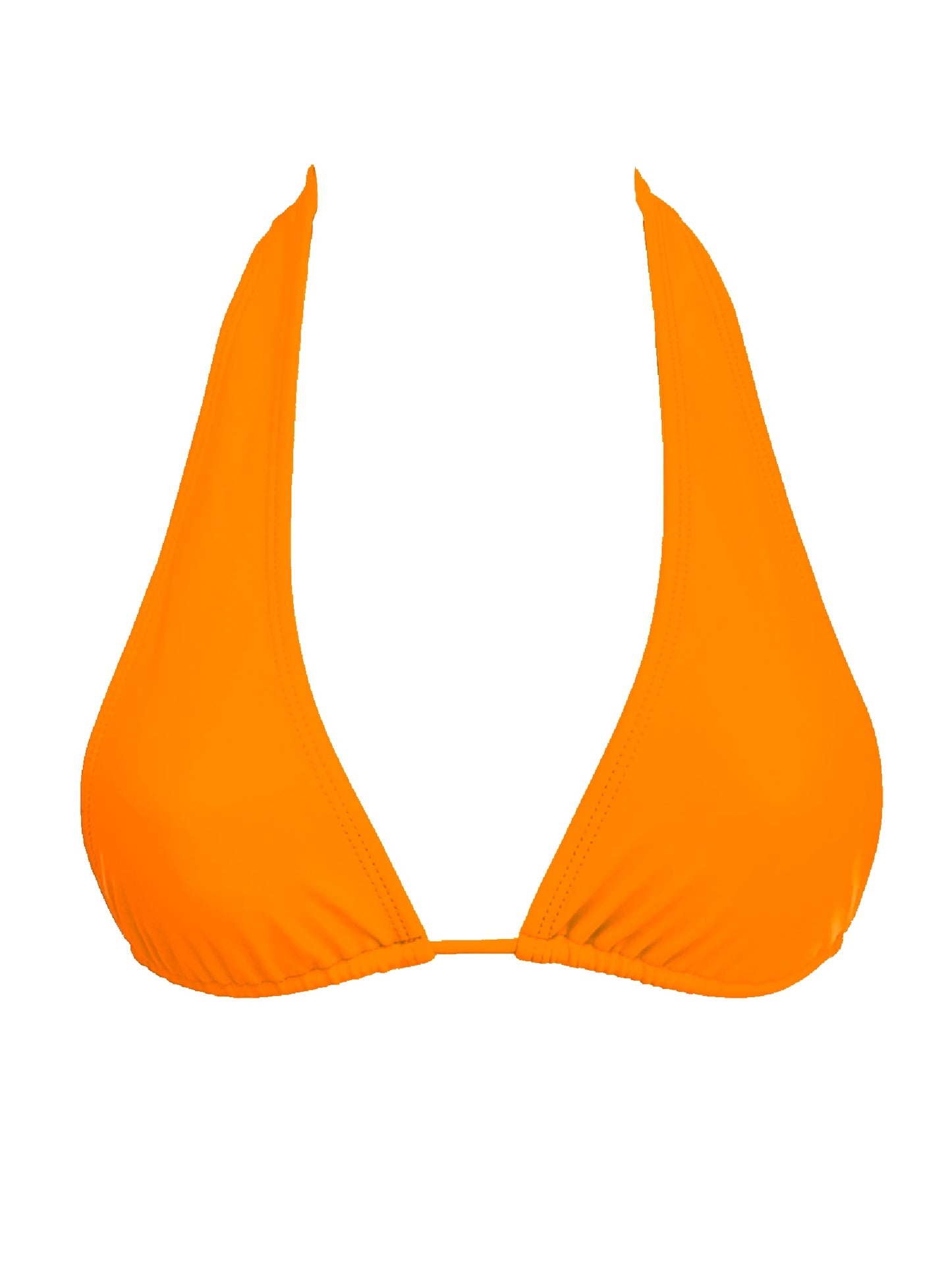 002 Halter Bikini Top - Sunburst Orange