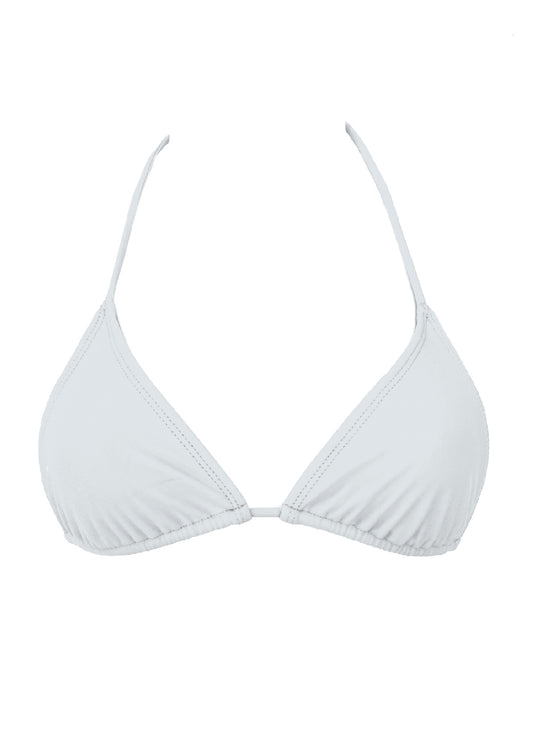 001 Triangle Bikini Top - Little White Bikini