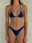 001 Triangle Bikini Top - Navy Blue
