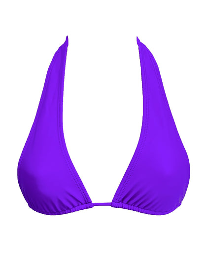 002 Halter Bikini Top - Bold Purple