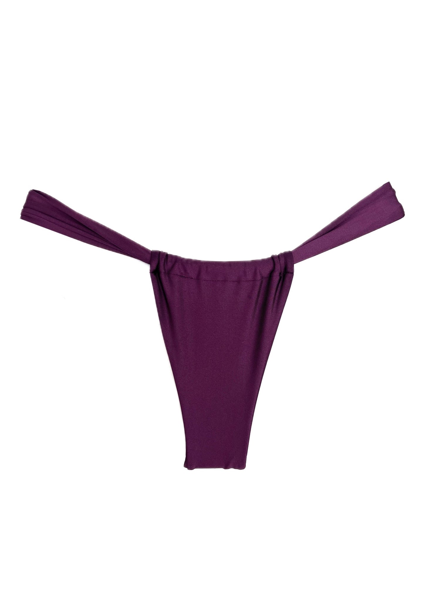 504 Scrunch Bikini Bottoms - Plum