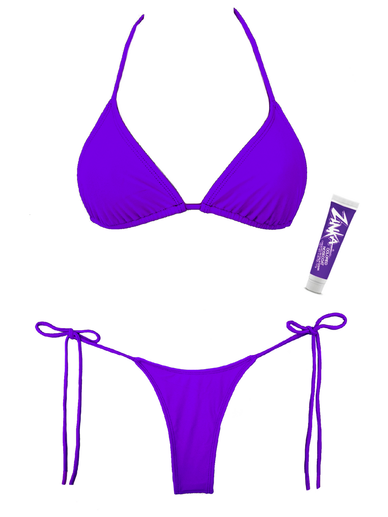 Bikini + Nosecoat Bundle - Bold Purple