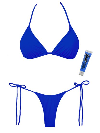 Bikini + Nosecoat Bundle - Royal Blue