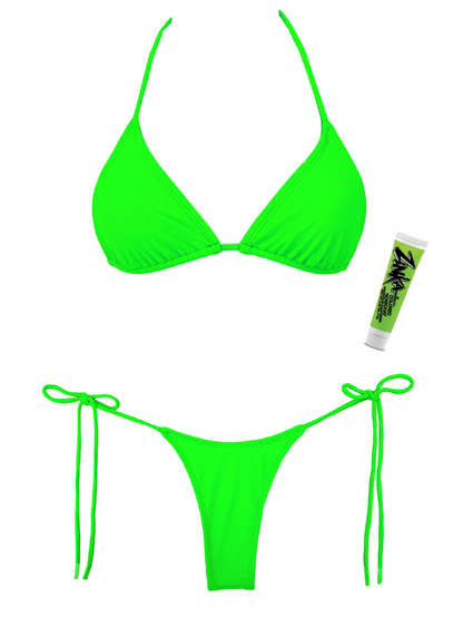 Bikini + Nosecoat Bundle - Neon Green