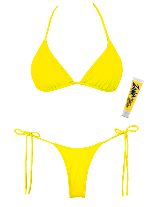 Bikini + Nosecoat Bundle - True Yellow