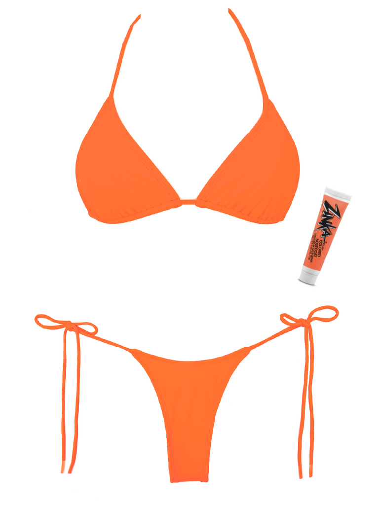 Bikini + Nosecoat Bundle - Sunburst Orange