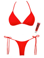 Bikini + Nosecoat Bundle - Siren Red