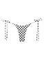001 Bikini Bottoms - White Polka Dot