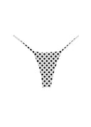 008 Micro Bikini Bottoms - White Polka Dot