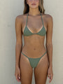 008 Micro Bikini Top - Evergreen