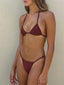 008 Micro Bikini Top - Chocolate Brown