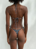 001 Bikini Bottoms - Black Polka Dot