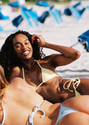 009 Adjustable Micro Bikini Top - Butter Yellow